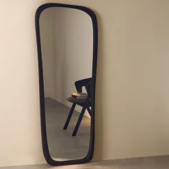 Kave Home Spiegel Alura Zwart Teakhout 158x61cm