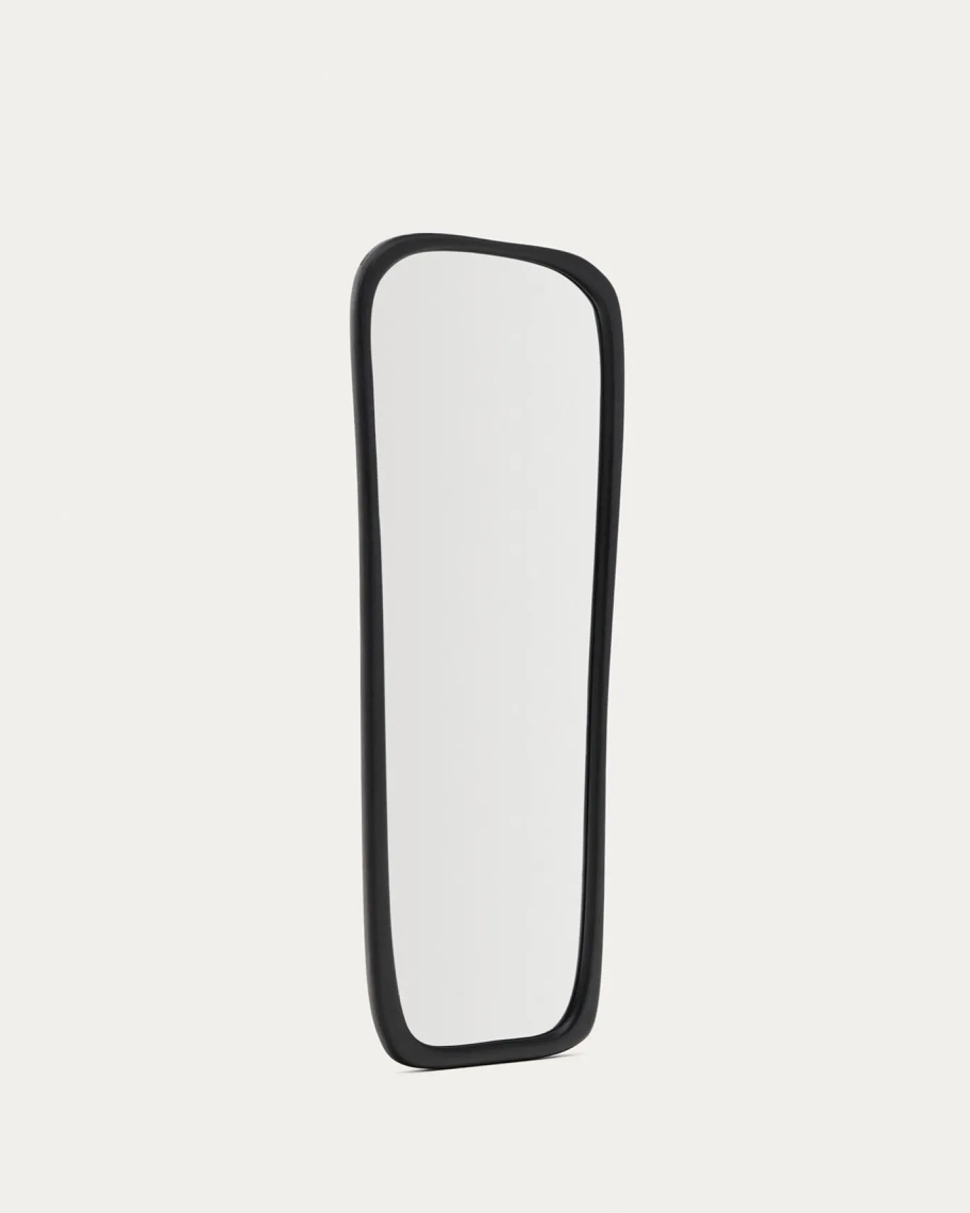 Kave Home Spiegel Alura Zwart Teakhout 158x61cm