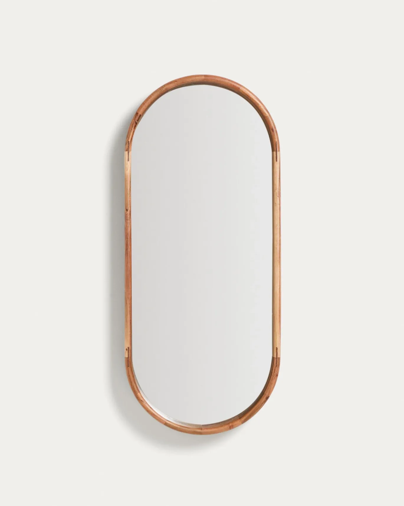 Kave Home Spiegel Berale Acaciahout 76cm