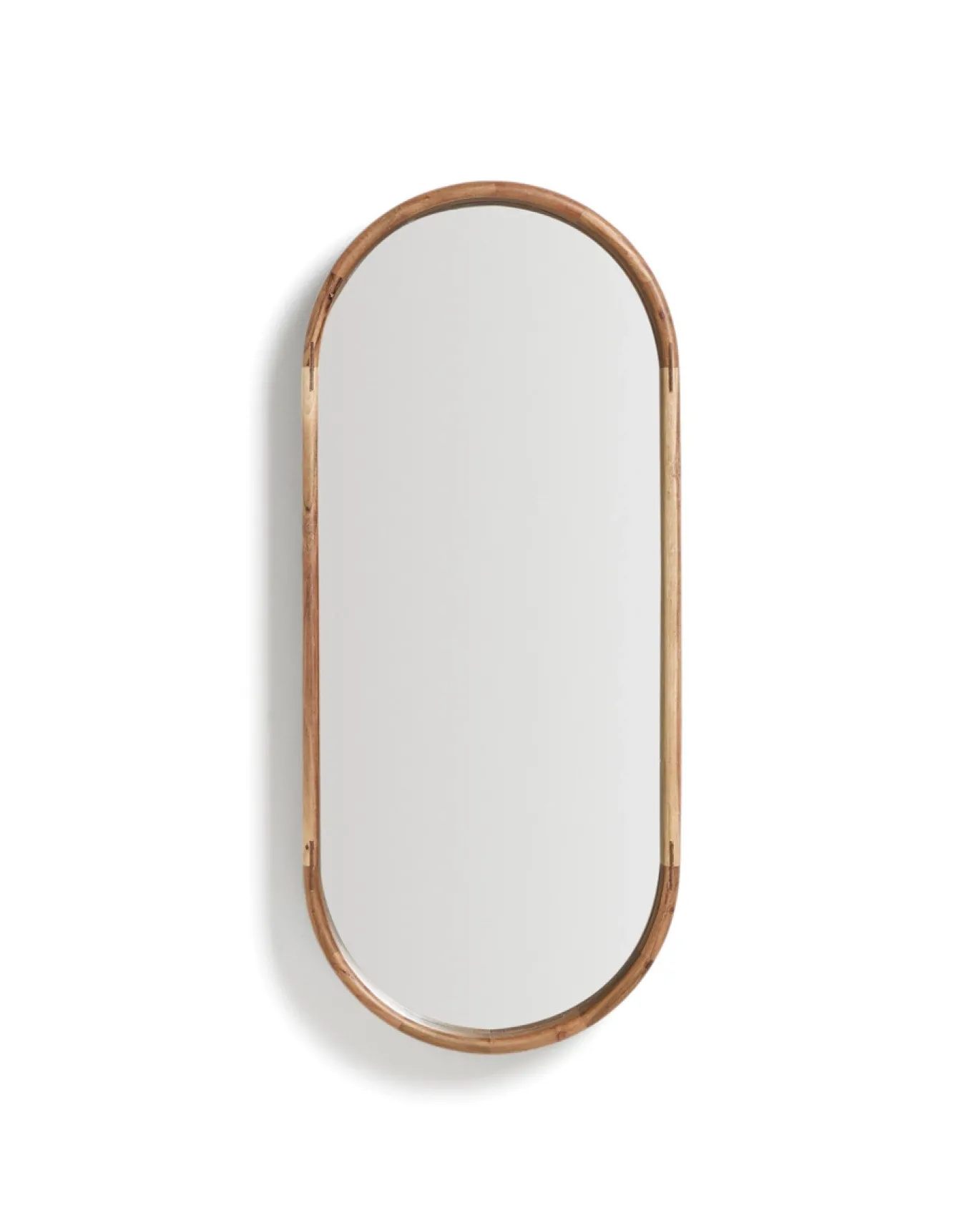 Kave Home Spiegel Berale Acaciahout 76cm