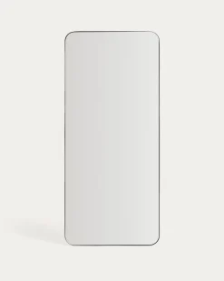 Kave Home Spiegel Marco Zwart Metaal 80x180cm