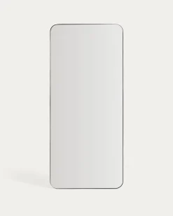 Kave Home Spiegel Marco Zwart Metaal 80x180cm