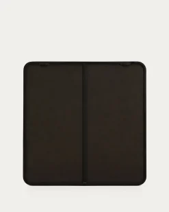 Kave Home Spiegel Marco Zwart Metaal 60x60cm