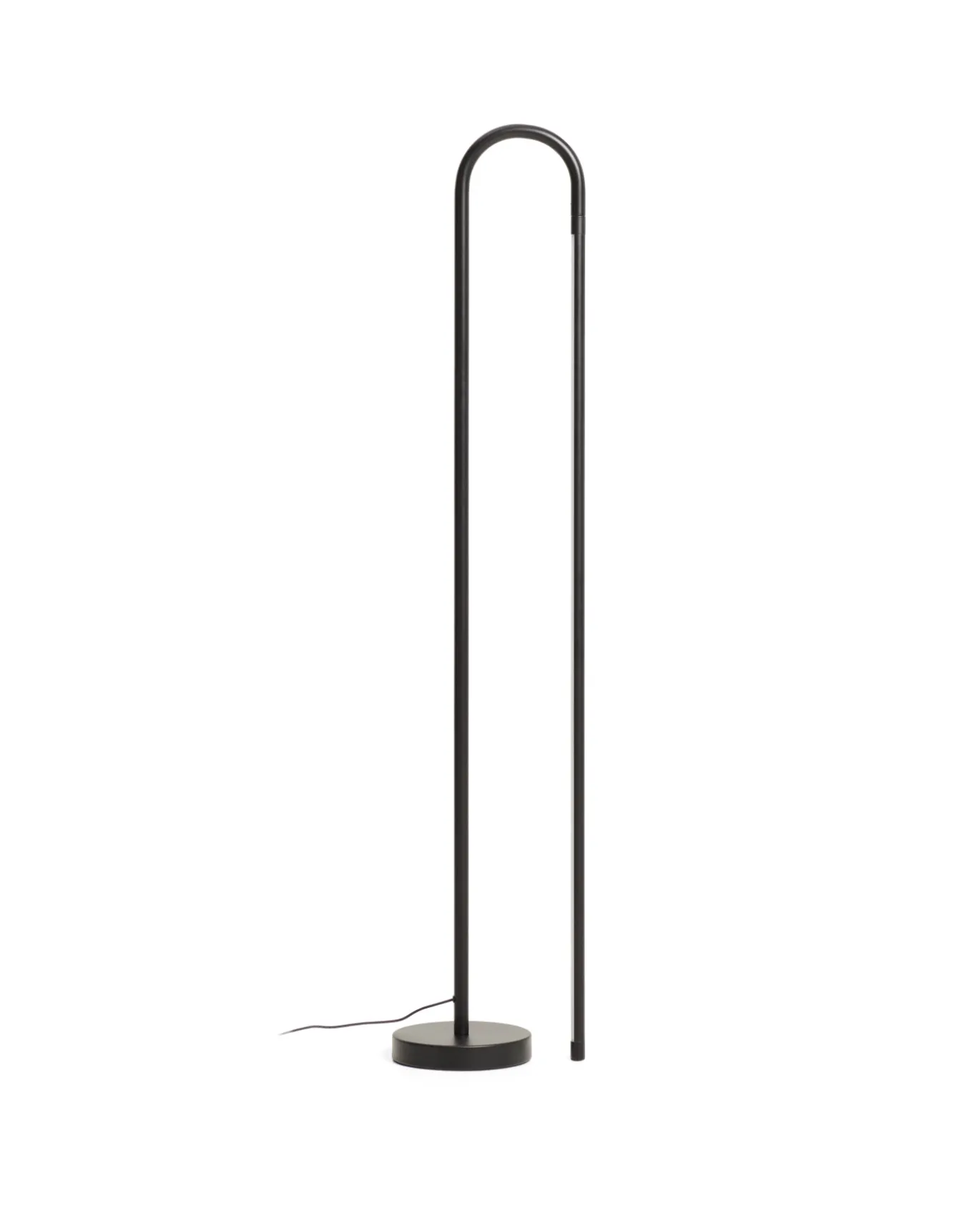 Kave Home Staande Lamp Bow Zwart Aluminium