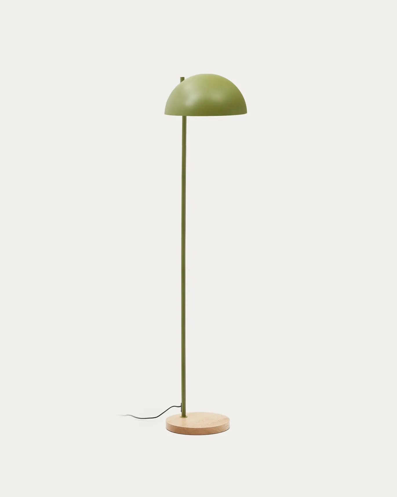 Kave Home Staande Lamp Catlar Essenhout Groen