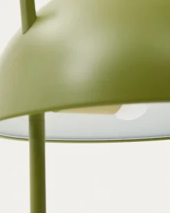 Kave Home Staande Lamp Catlar Essenhout Groen