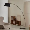 Kave Home Staande Lamp Juhe Zwart