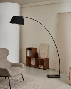 Kave Home Staande Lamp Juhe Zwart