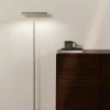 Kave Home Staande Lamp Lynor Geborsteld Metaal met Wit Marmer