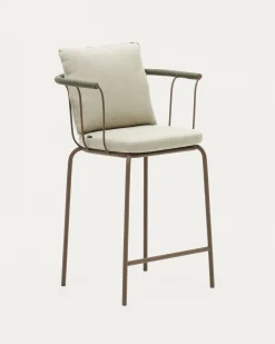 Kave Home Stapelbare Kruk Salguer Bruin 66cm