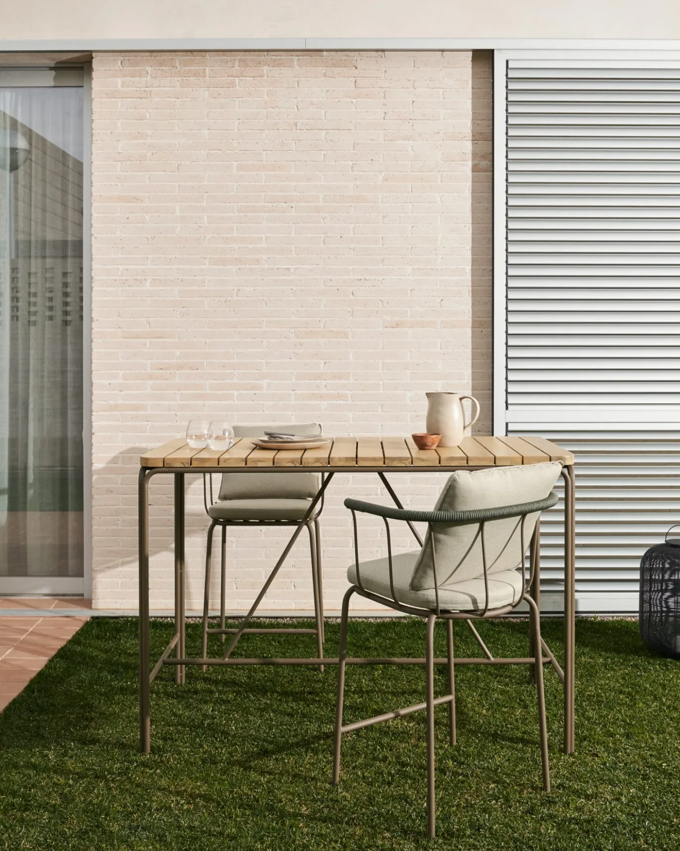 Kave Home Stapelbare Kruk Salguer Bruin 66cm