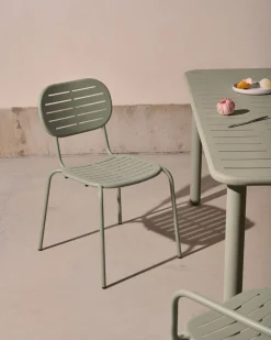Kave Home Stapelbare Stoel Brai Turquoise