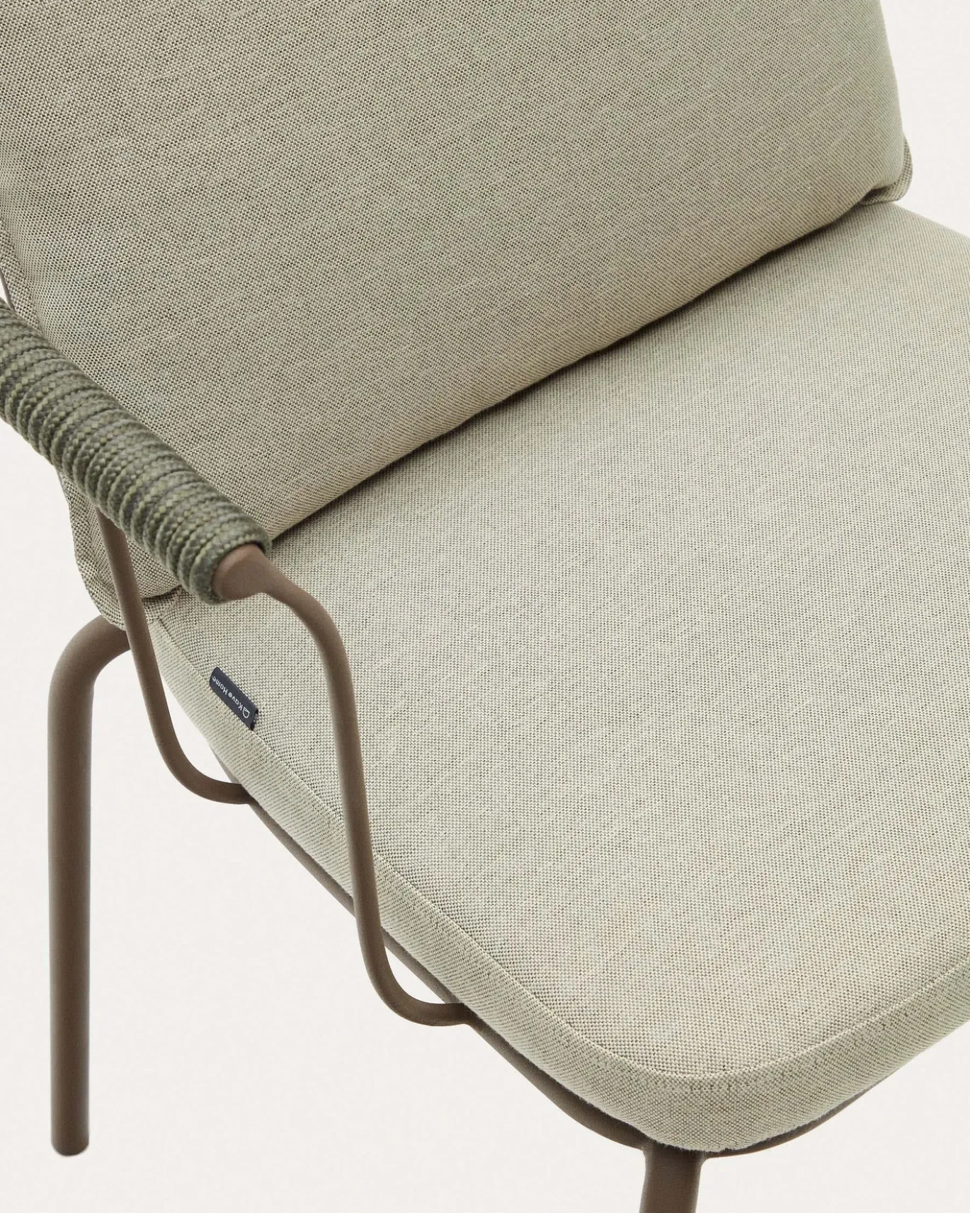 Kave Home Stapelbare Stoel Salguer Touw Bruingelakt