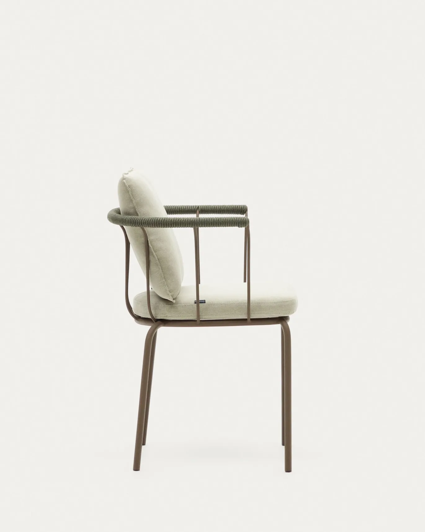 Kave Home Stapelbare Stoel Salguer Touw Bruingelakt