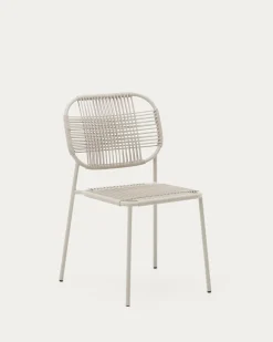 Kave Home Stapelbare Tuinstoel Talaier Touw Beige