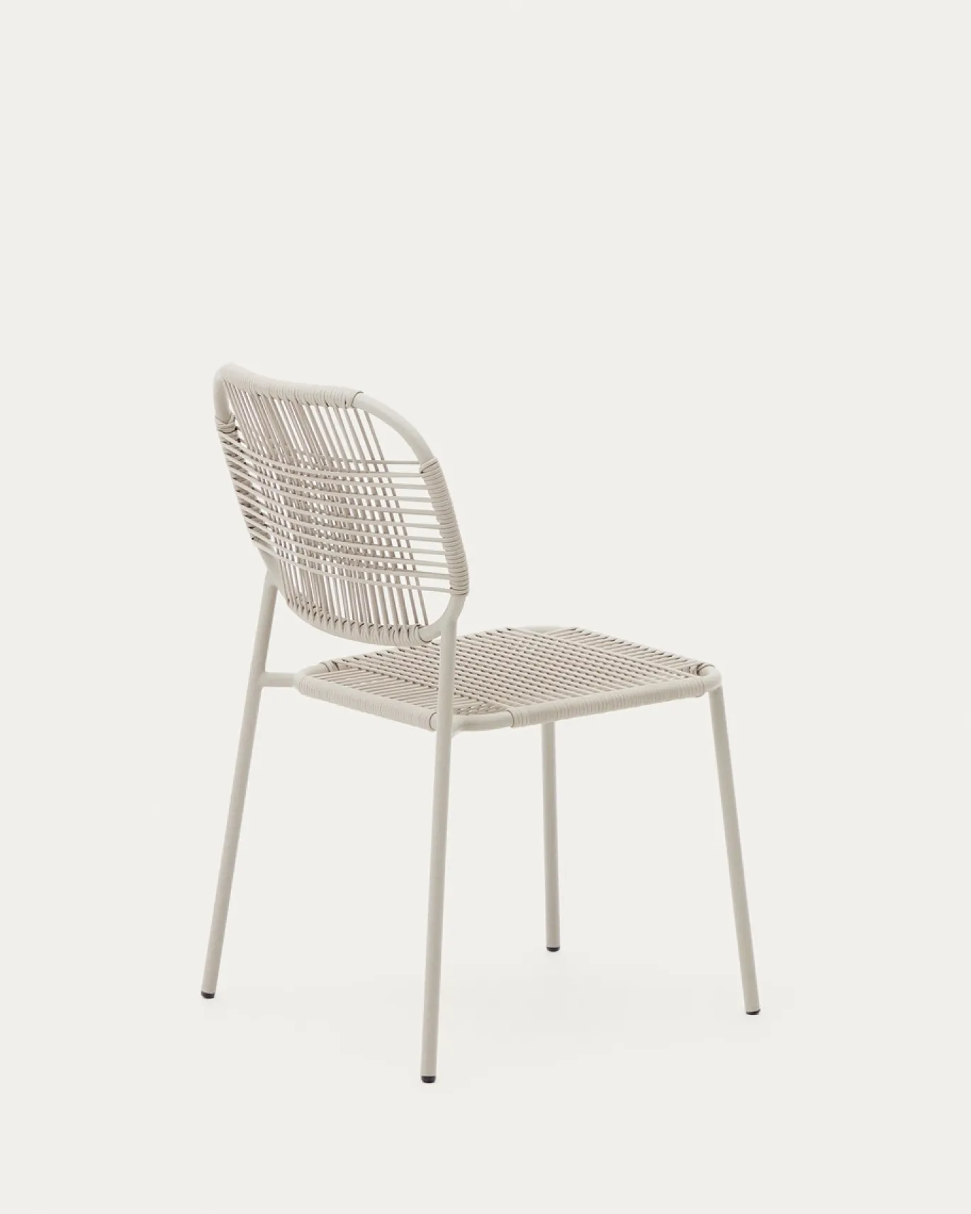 Kave Home Stapelbare Tuinstoel Talaier Touw Beige