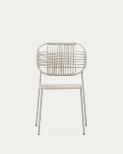 Kave Home Stapelbare Tuinstoel Talaier Touw Beige