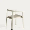 Kave Home Stapelbare Tuinstoel Erice Aluminium/Touw Beige
