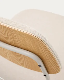 Kave Home Stapelstoel Benilda Beige Eikenfineer