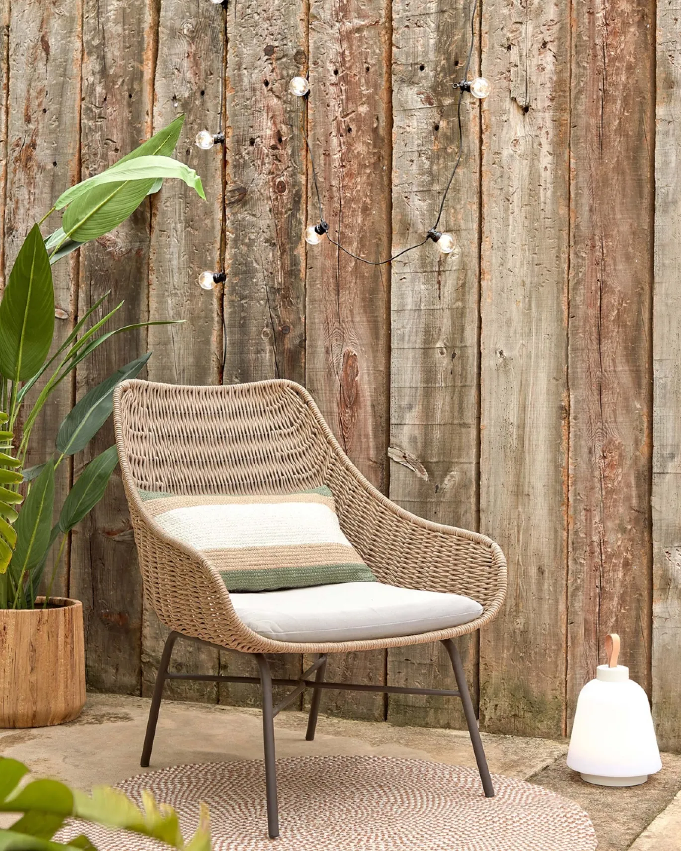Kave Home Stoel Abeli Beige Touw