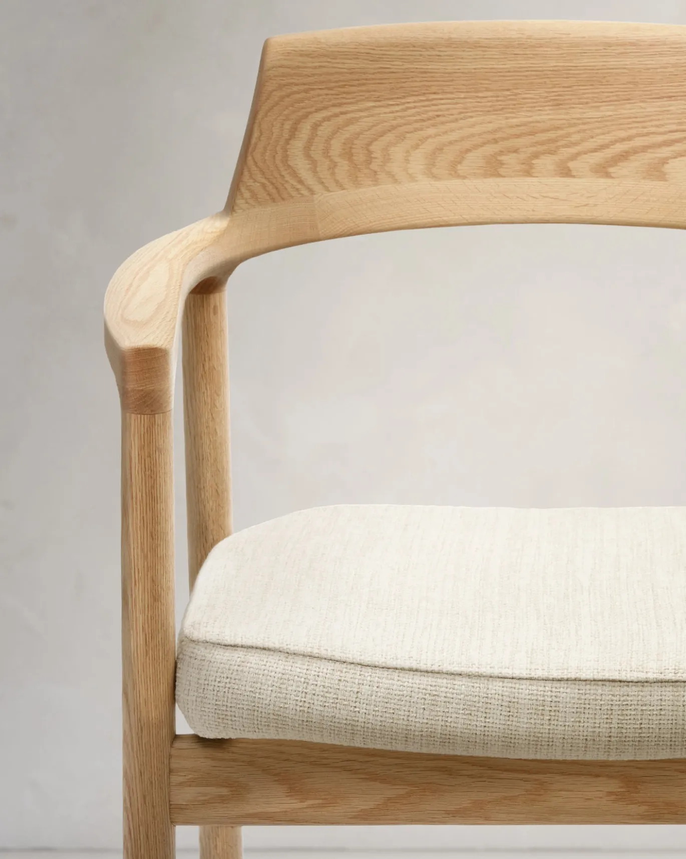 Kave Home Stoel Alocs Massief Eikenhout Naturel Beige