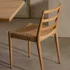 Kave Home Stoel Analy Massief Eikenhout Naturel