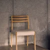 Kave Home Stoel Cudia Massief Eikenhout Naturel Beige