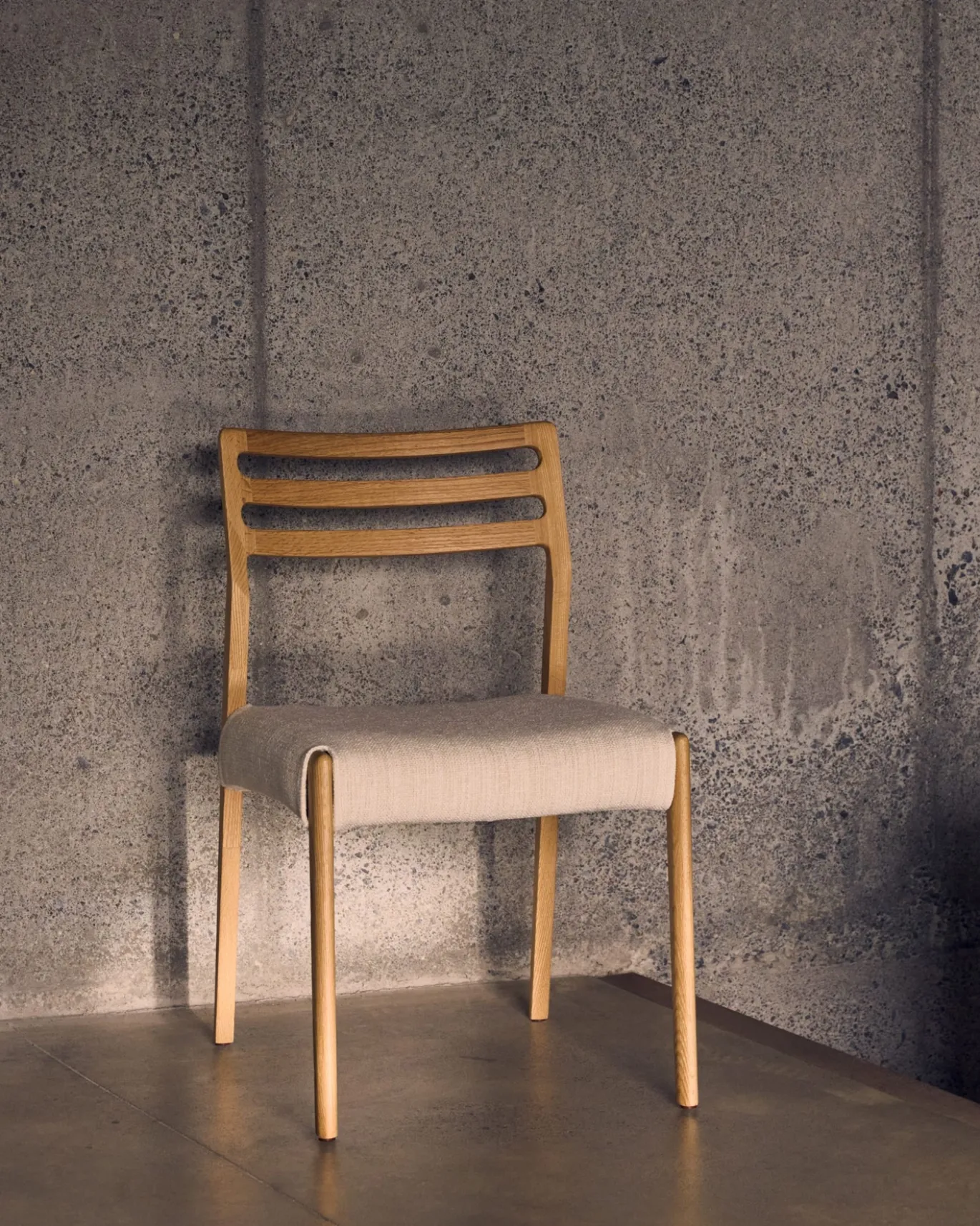 Kave Home Stoel Cudia Massief Eikenhout Naturel Beige