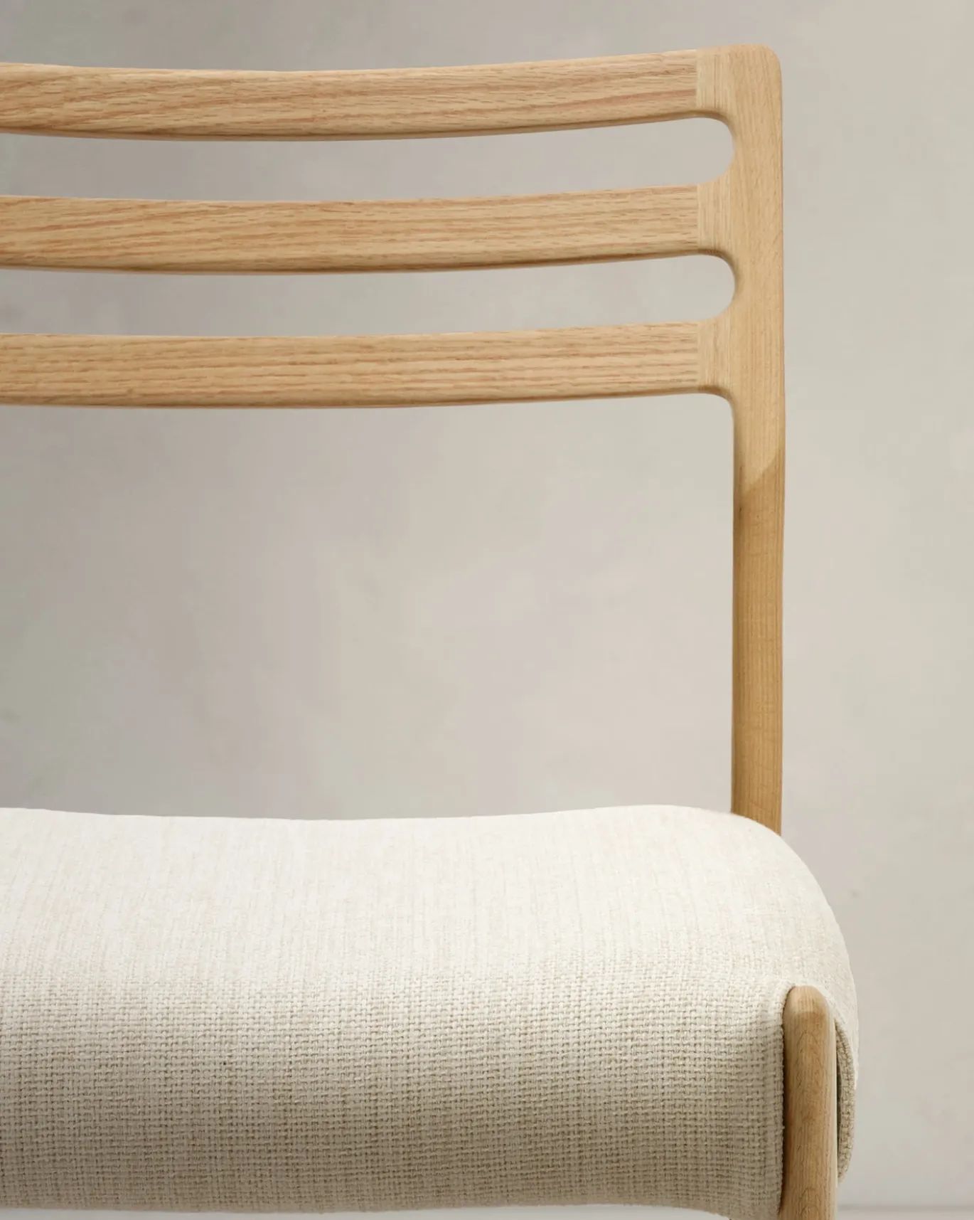 Kave Home Stoel Cudia Massief Eikenhout Naturel Beige