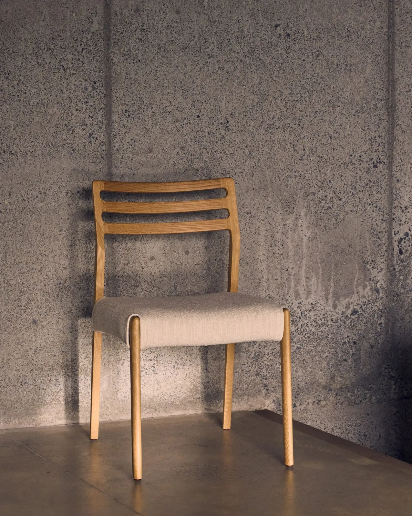 Kave Home Stoel Cudia Massief Eikenhout Naturel Beige