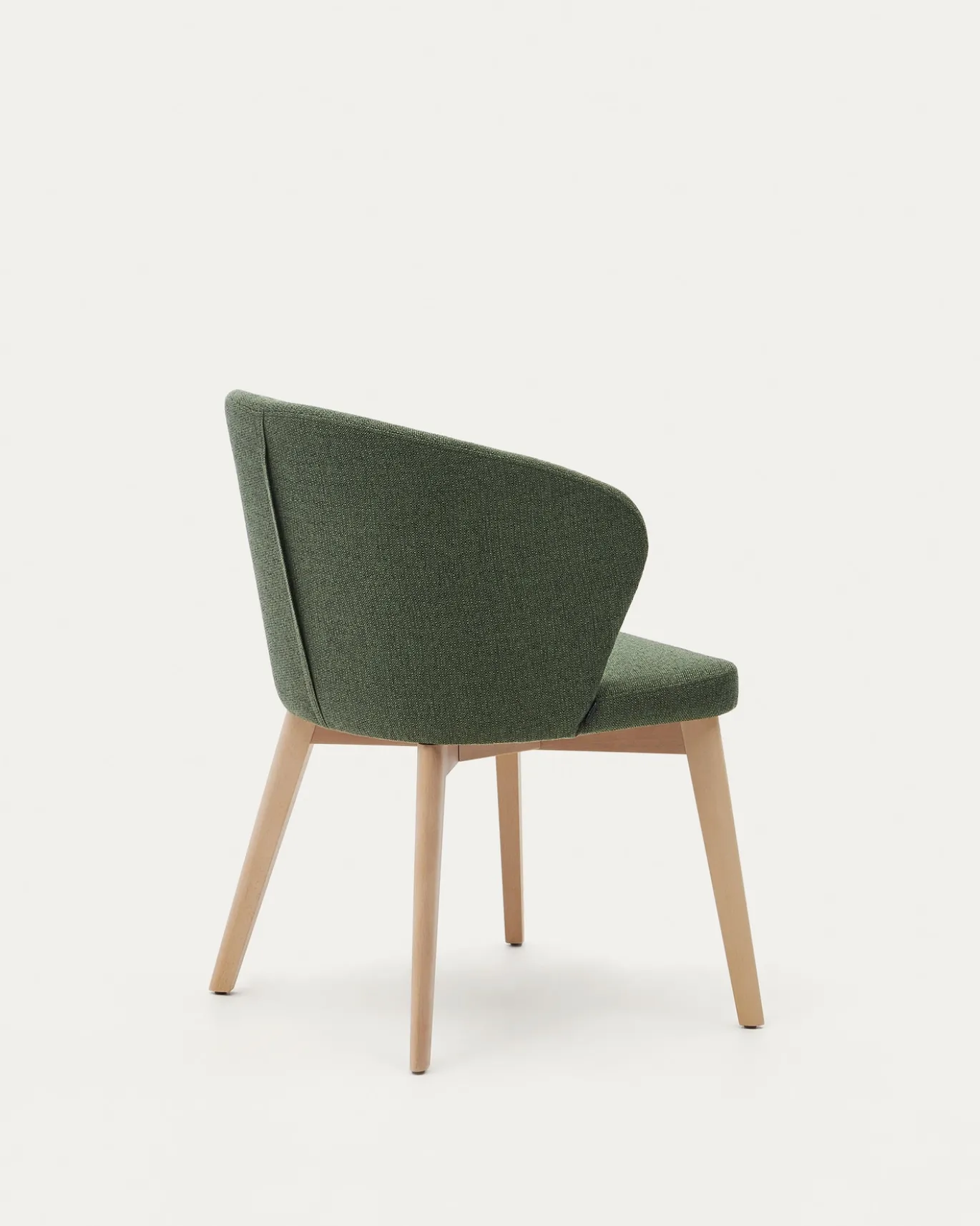 Kave Home Stoel Darice Massief Beukenhout Naturel Groen