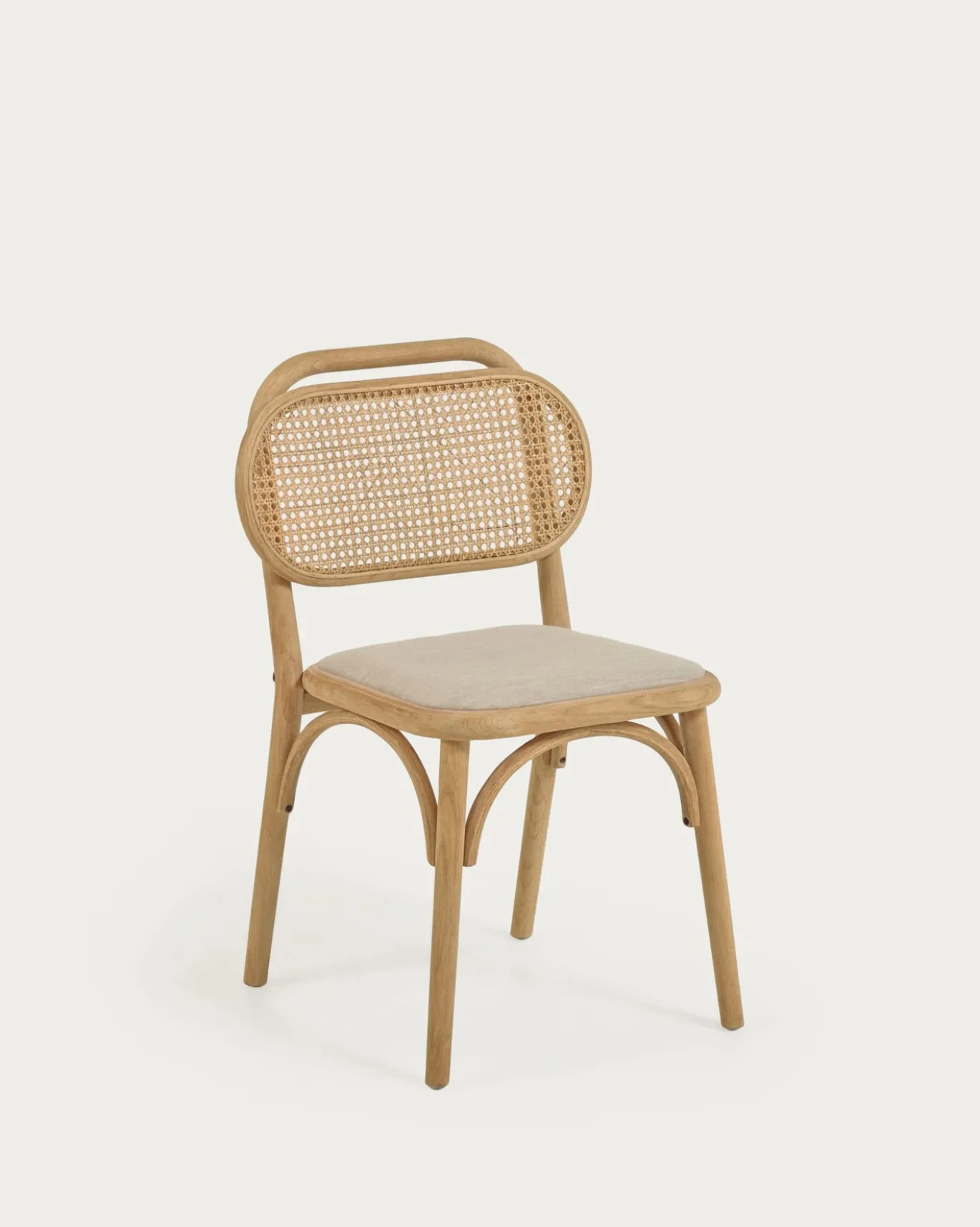 Kave Home Stoel Doriane Eiken Naturel