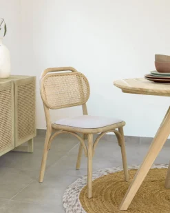 Kave Home Stoel Doriane Eiken Naturel