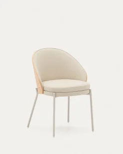 Kave Home Stoel Eamy Beige Kunstleer Essenfineer