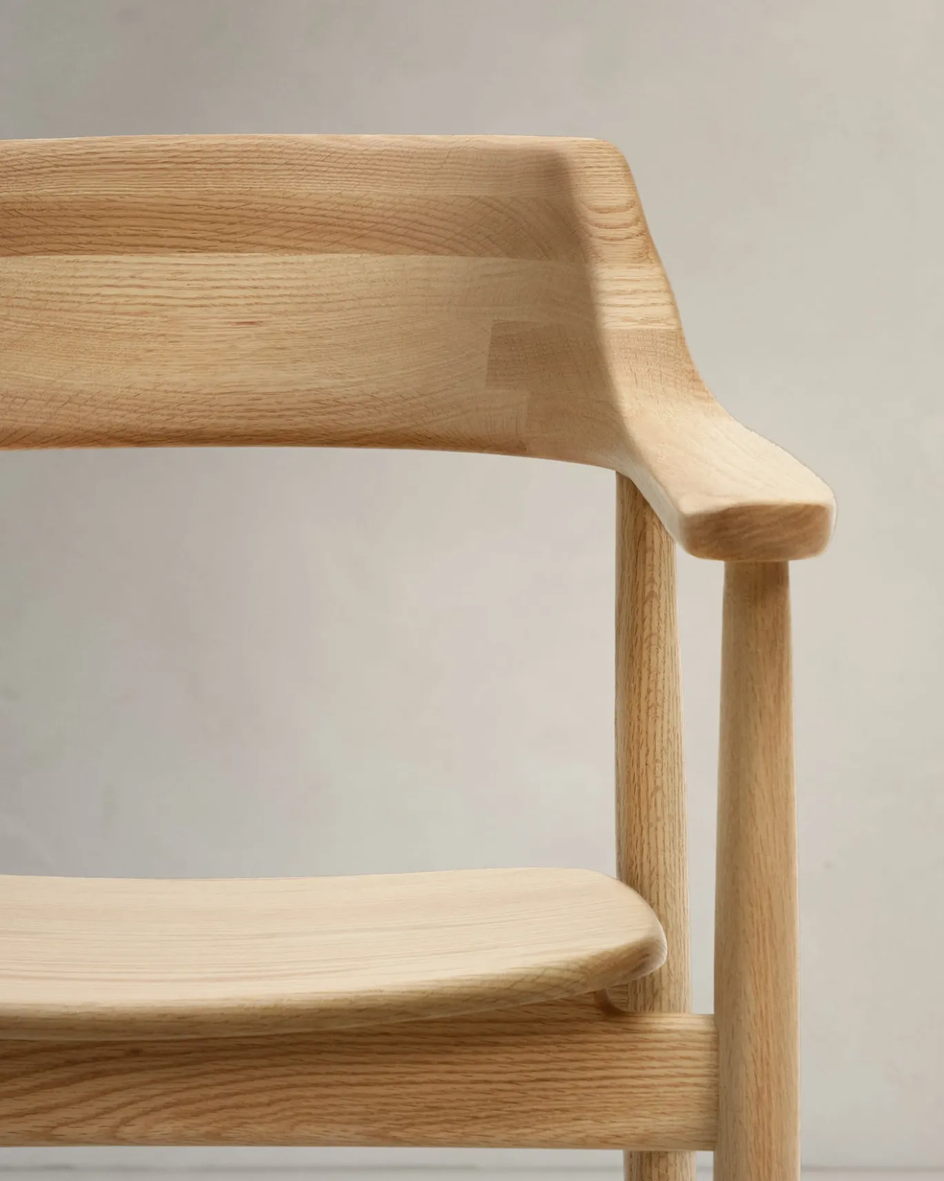 Kave Home Stoel Fondes Massief Eikenhout Naturel