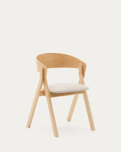 Kave Home Stoel Godia Essenhoutfineer Naturel