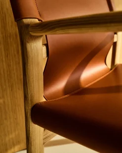Kave Home Stoel Jan Lichtbruin Essenhout Naturel