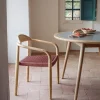 Kave Home Stoel Nina Massief Acaciahout Terracotta