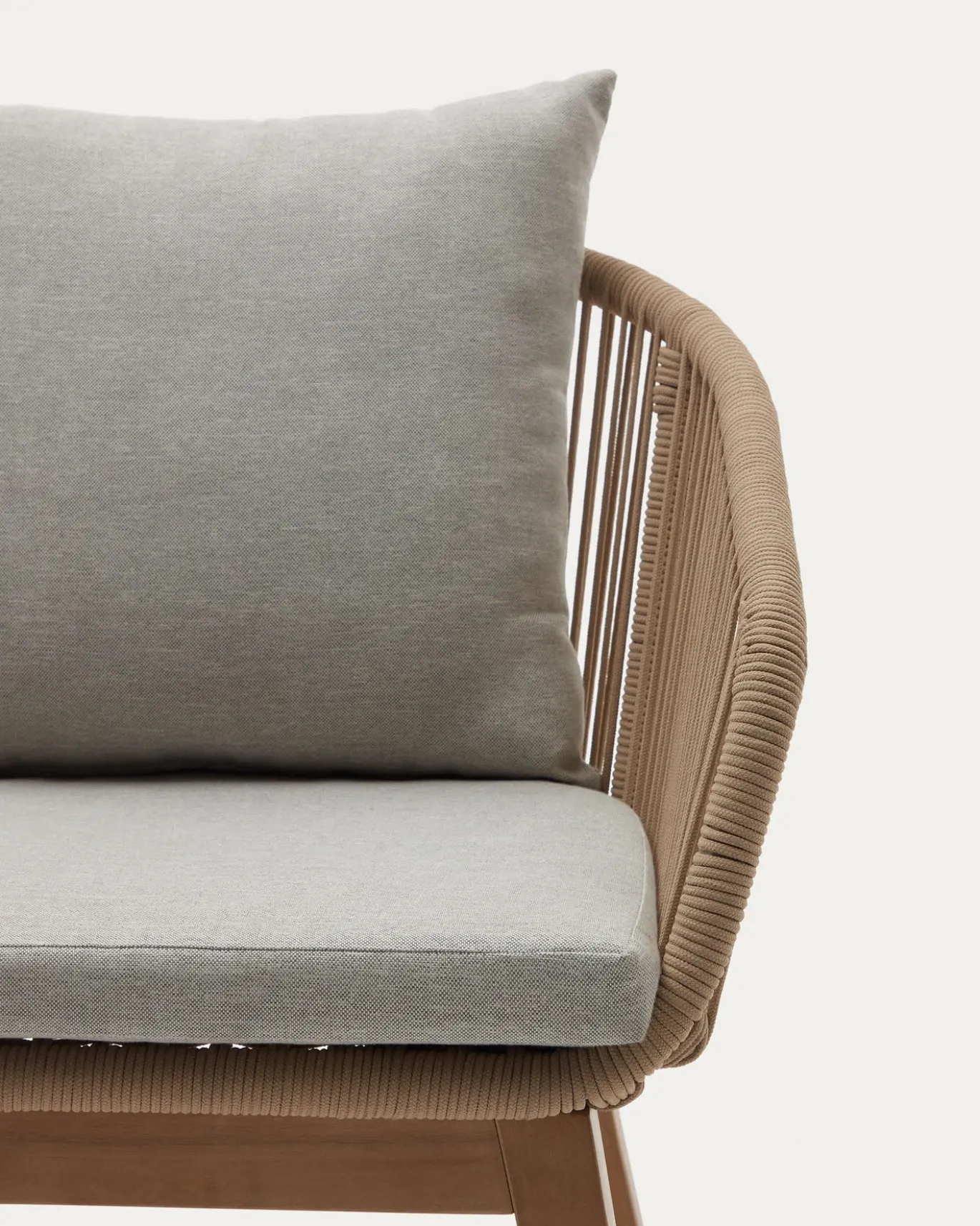 Kave Home Stoel Portalo Beige Touw