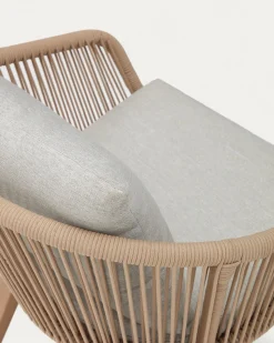 Kave Home Stoel Portalo Beige Touw