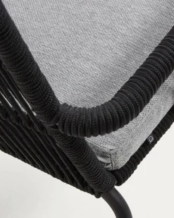 Kave Home Stoel Samanta Zwart Touw