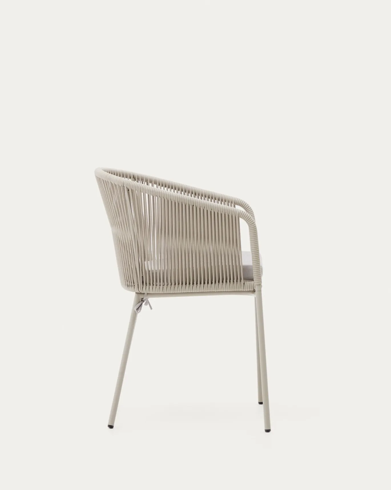 Kave Home Stoel Yanet Synthetisch Touw Ecru
