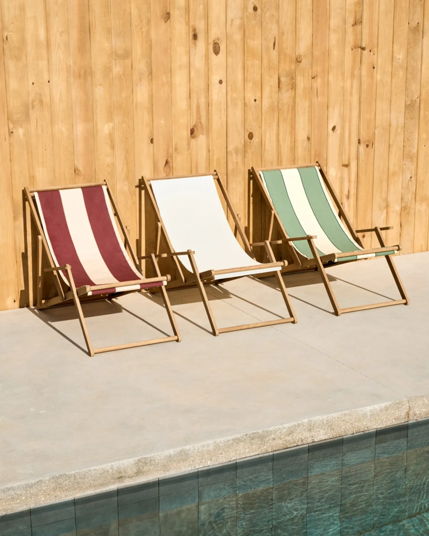 Kave Home Strandstoel Vilara Rood/Beige