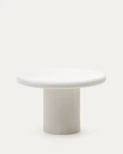 Kave Home Tafel Addaia Rond Wit Cement Ø120cm
