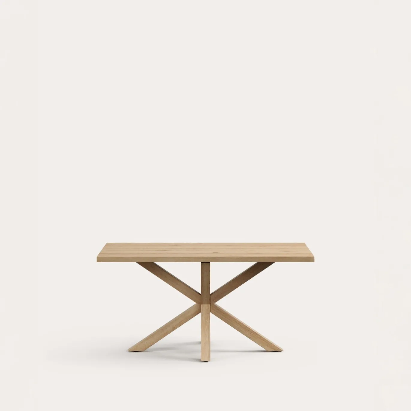 Kave Home Tafel Argo Gebleekt Eikenfineer 160x90cm