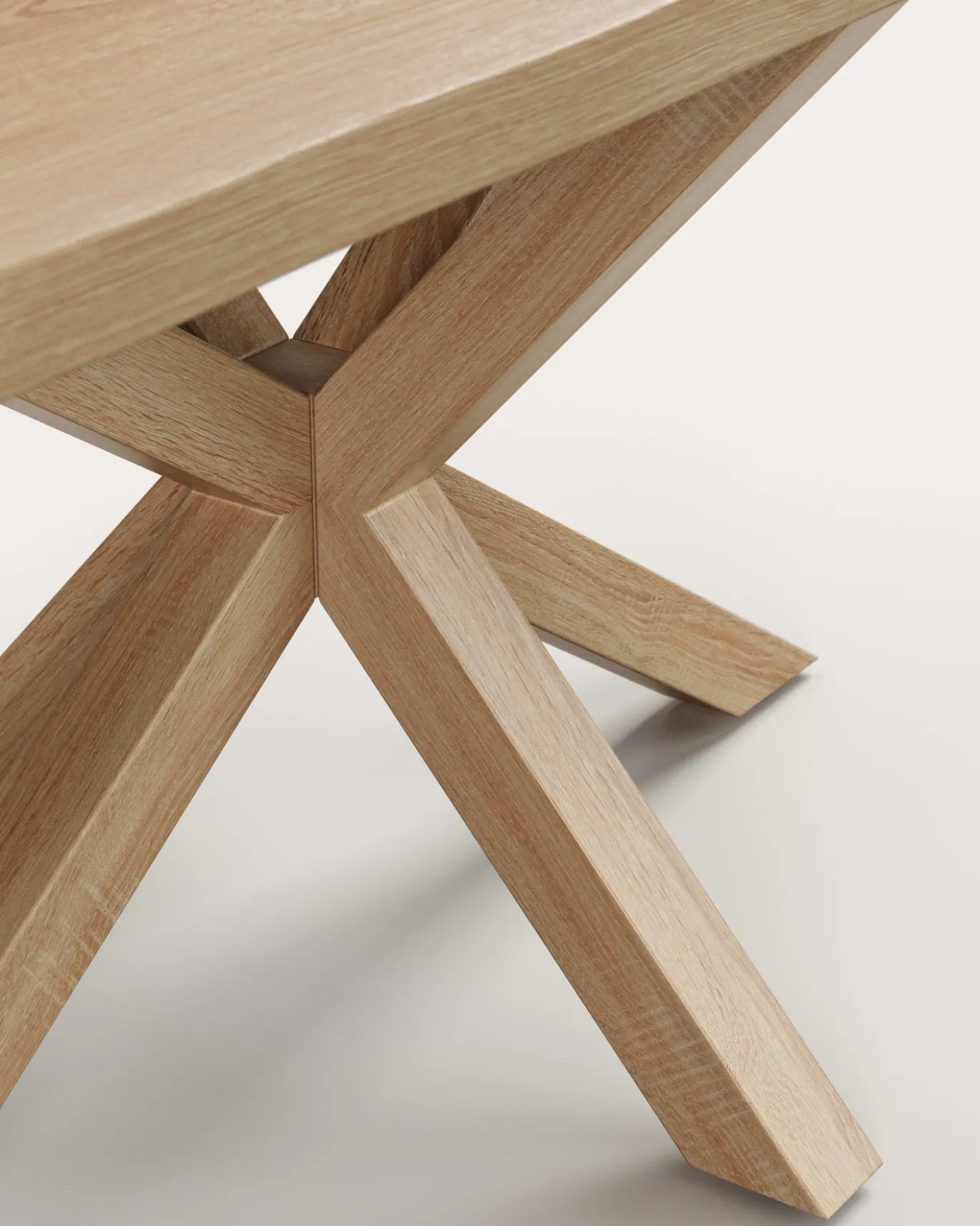 Kave Home Tafel Argo Gebleekt Eikenfineer 160x90cm