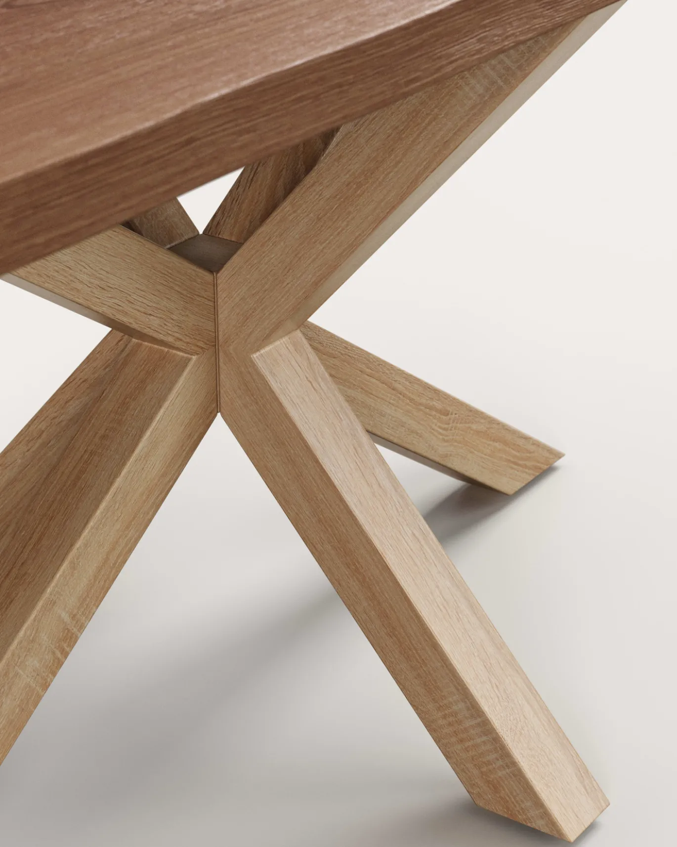 Kave Home Tafel Argo Verouderd Eikenfineer 180x100cm