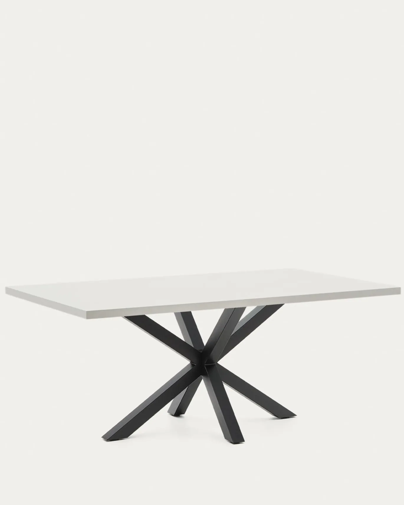Kave Home Tafel Argo Wit Melamine 200x100cm