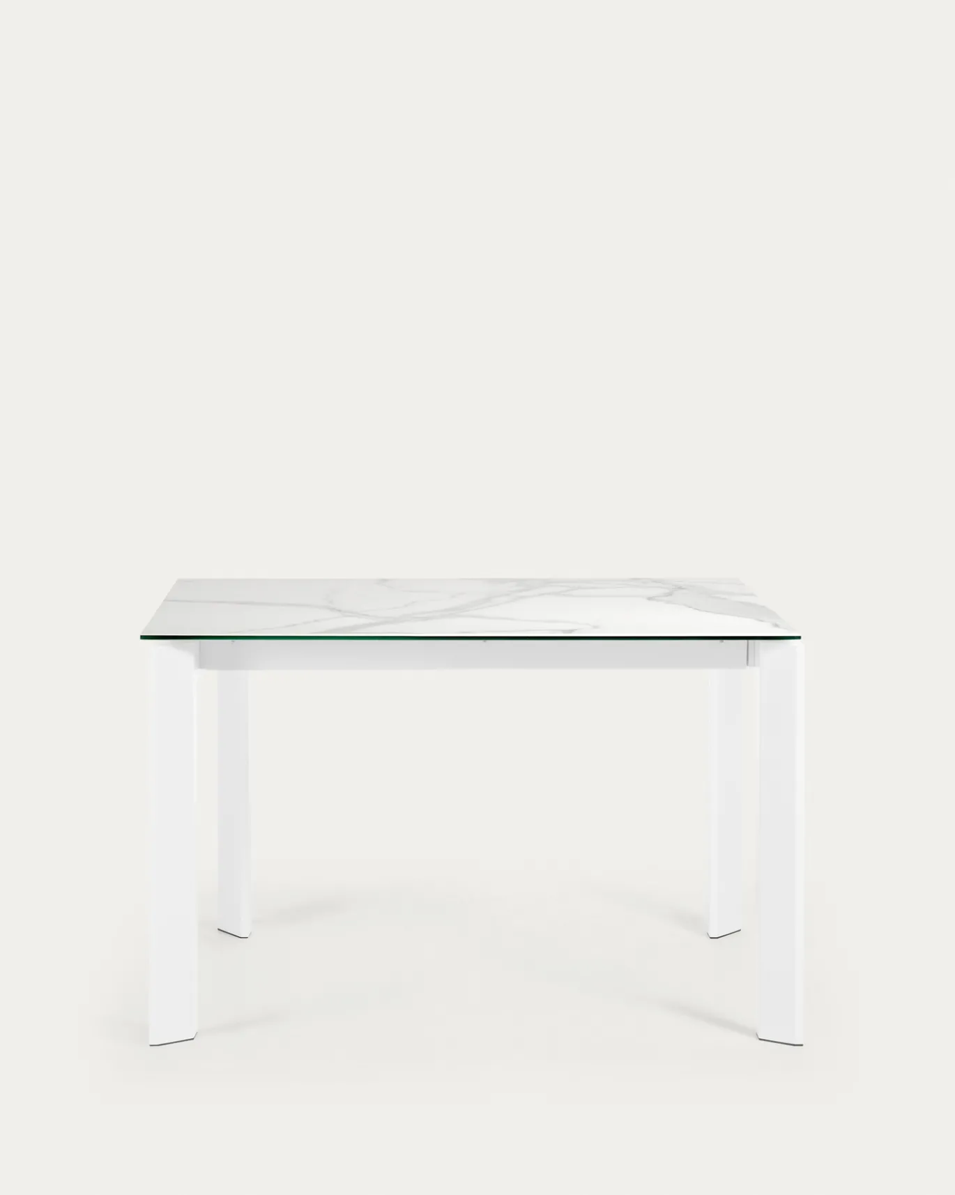 Kave Home Tafel Axis 120 (180)cm Wit Benen