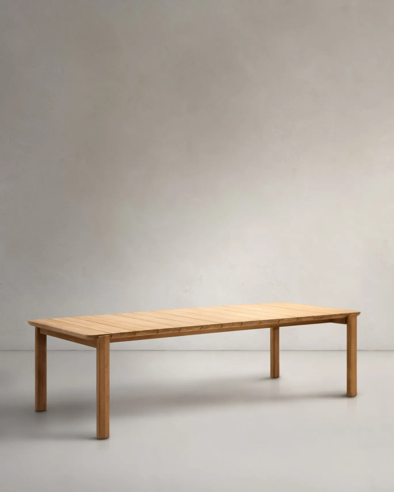 Kave Home Tafel Icaro Massief Teakhout 280x112cm